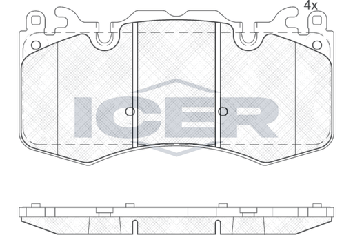 Brake Pads Front Axle , Discovery L462 S