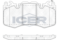 Brake Pads Front Axle , Discovery L462 S