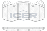 Brake Pads Front Axle , Discovery L462 S
