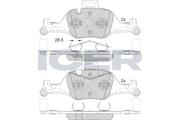 Brake Pad Set ICER