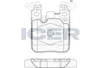 Brake Pad Set ICER