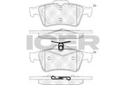Rear - Brake Pad - Icer - Citroen C5 Iii