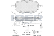 Brake Pad Set ICER