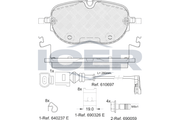 Brake Pad Set ICER