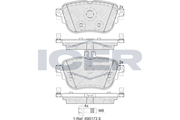 Rear - Brake Pad - Icer Mercedes-Benz E-