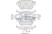 Rear - Brake Pad - Icer Mercedes-Benz E-