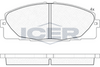 Front - Brake Pad - Icer - Toyota Hiace