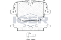 Brake Pad Set ICER