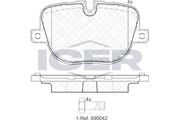 Brake Pad Set ICER