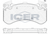 Brake Pad Front Axle Audi Icer