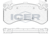 Brake Pad Front Axle Audi Icer