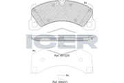 Brake Pad Front Axle Porsche Icer