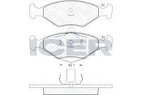 Brake Pad Front Axle Fiat Icer