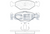 Brake Pad Front Axle Fiat Icer