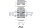 Rear - Brake Pad - Icer Opel Astra K