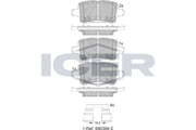 Rear - Brake Pad - Icer Opel Astra K