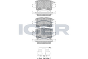 Rear - Brake Pad - Icer Opel Astra K