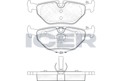 Brake Pad Set, disc brake (Braking System)
