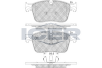 Brake Pad Set JAGUAR