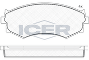 Front - Brake Pad - Icer - Nissan 200Sx