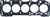 Cylinder Head Gasket - Glaser - Vw Vw Vo