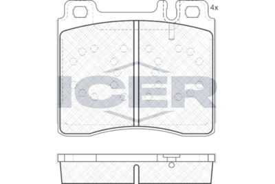 Brake pad, origin Spain