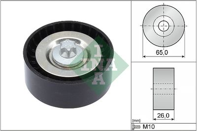 Guide Pulley - V-Ribbed Belt - Ina Merce