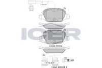Brake Pad Set Rear Icer Alfa Romeo Mito