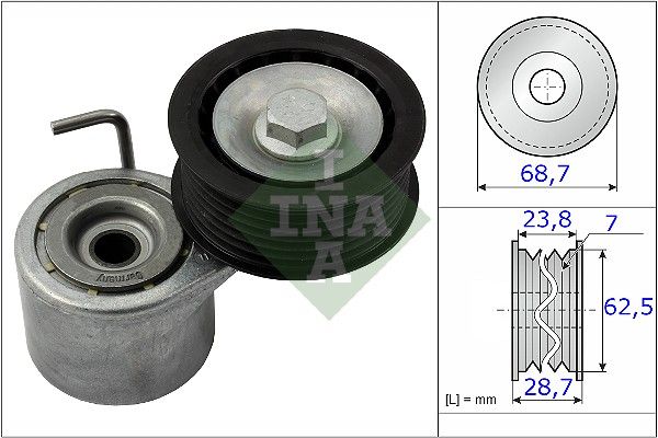 Belt Tensioner, V-ribbed belt SEAT