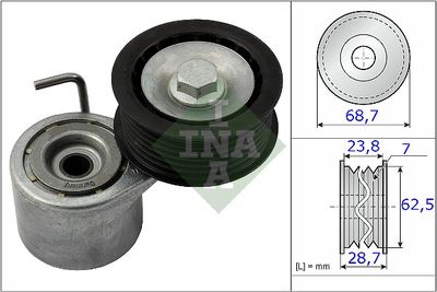 Belt Tensioner, V-ribbed belt SEAT