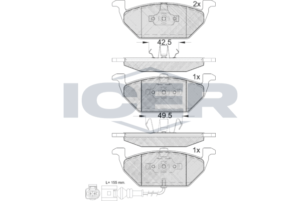 Brake Pad Set, Disc Brake