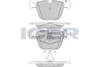 Rear - Brake Pad - Icer - Bmw X5 (F15, F
