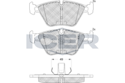 Front Brake Pad Icer Bmw 3 (E36)