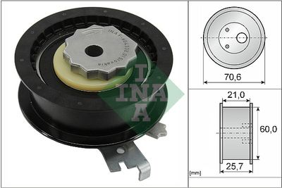 Belt Tensioner - Ina - Vw Passat B8