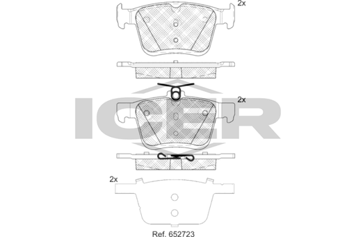 Brake Pad Set SEAT