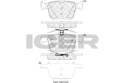 Brake Pad Set, disc brake (Braking System)