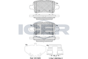 Rear Brake Pad Icer Opel Insignia