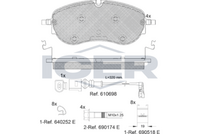 Brake Pad Set, disc brake (Braking System)