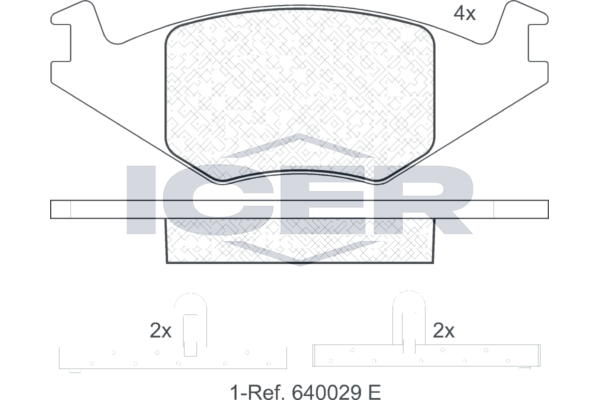 Brake pad, origin Spain