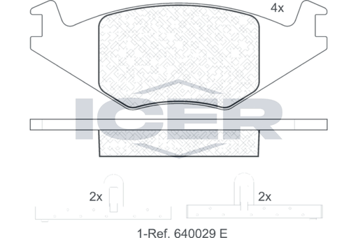 Brake pad, origin Spain