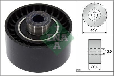 Deflection Pulley/Guide Pulley, timing belt (Belt Drive)