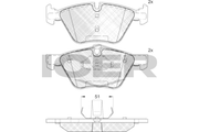 Front - Brake Pad - Icer - 3 (E90) 320