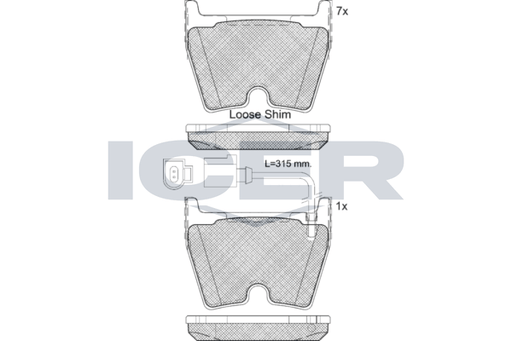 Brake Pad Set AUDI