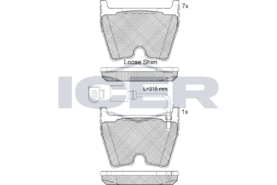Brake Pad Set AUDI