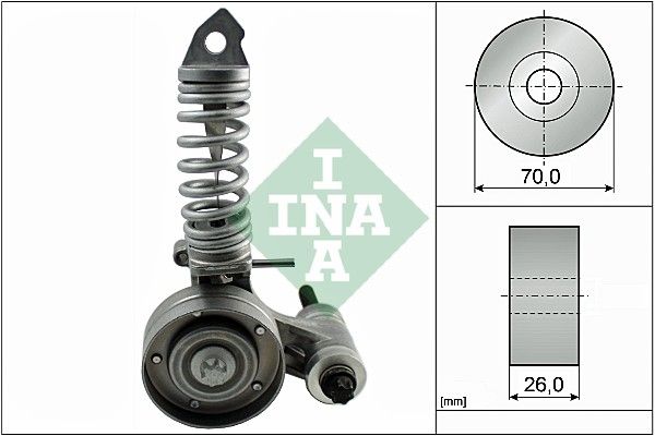 Belt Tensioner - Ina - Chevrolet Aveo