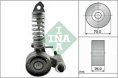 Belt Tensioner - Ina - Chevrolet Aveo