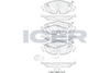 Brake Pad Set Front Icer Audi Q2