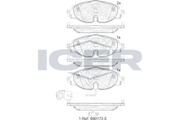 Brake Pad Set Front Icer Audi Q2