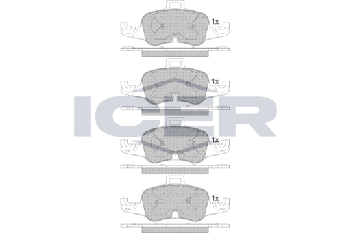 Brake Pad Set  AUDI