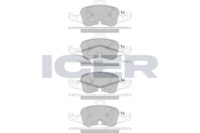Brake Pad Set, disc brake (Braking System)
